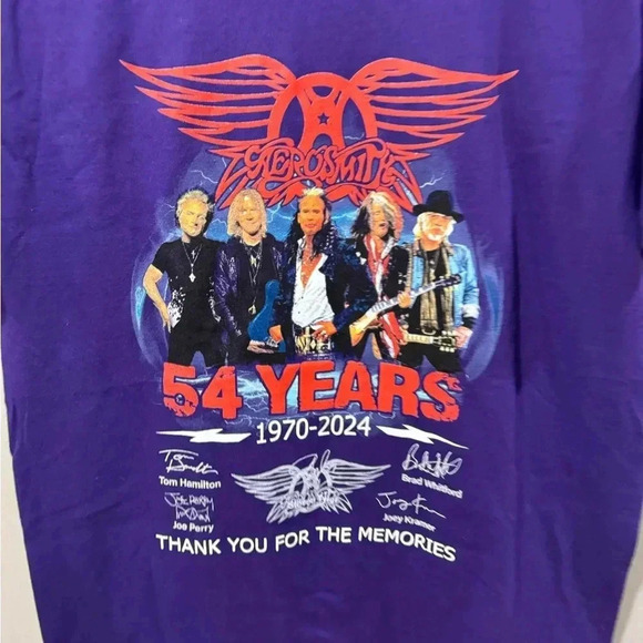 Aerosmith Band 54  Years T-Shirt - Picture 3 of 6